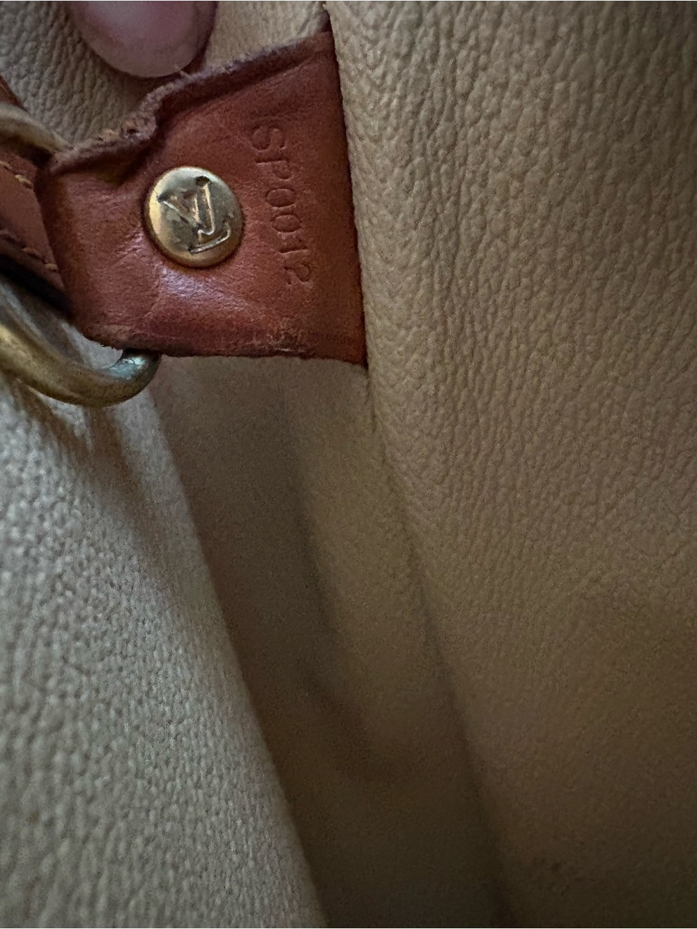 Louis Vuitton Monogram Vertical Bucket Bag in Brown and Tan - Picture 3 of 12